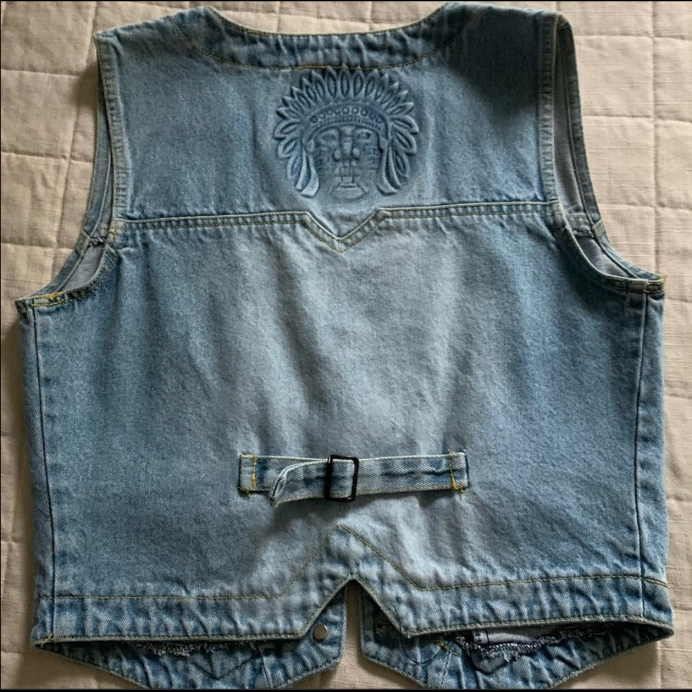 Vintage 1980’s Denim Vest S